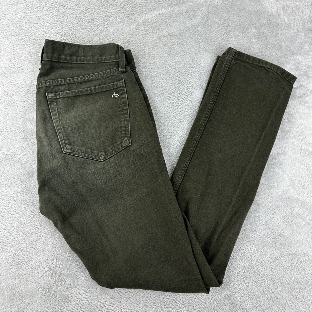 Rag & Bone Standard Issue Men's Size 31x32 Slim Leg VTG DK Olv M1223O418 Style